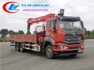 HOWO 12 ton crane truck for sale Chad