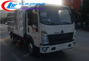 HOWO 5m3 sweeping equipment Zimbabwe