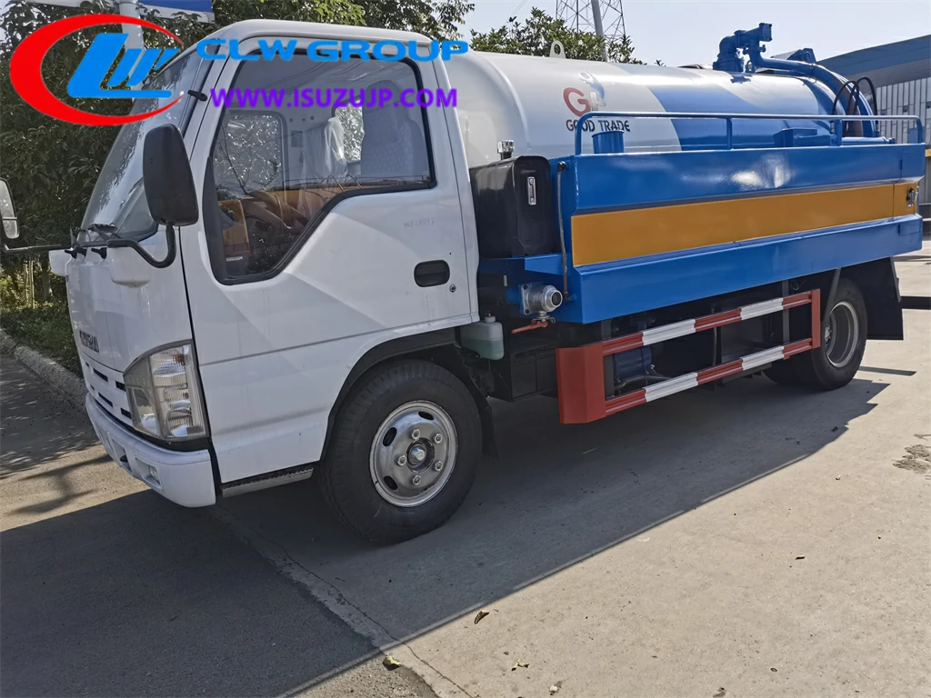 ISUZU NJR 5cbm sewer jetting truck