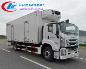 Isuzu 15T refrigerated box truck with liftgate Cambodia