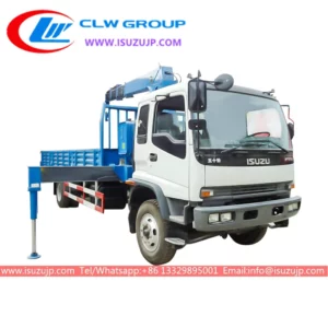 Isuzu FTR 6.3 ton crane price Cambodia