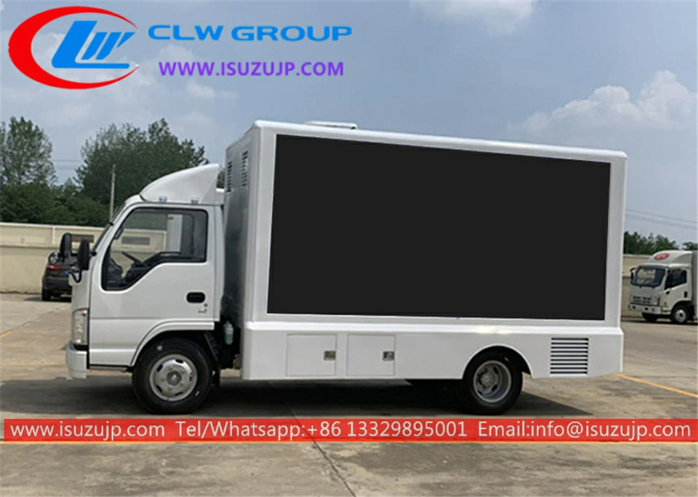 Isuzu NJR led mobile advertising trucks for sale