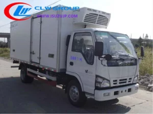 Isuzu Nkr 5T cooler truck Uzbekistan