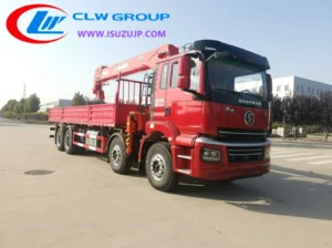 Shacman 14 ton truck with palfinger knuckle boom Benin