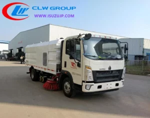 Sino Howo 8cbm rock sweeper Botswana