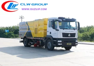 Sino SITRAK 16cbm commercial sweeper Mozambique