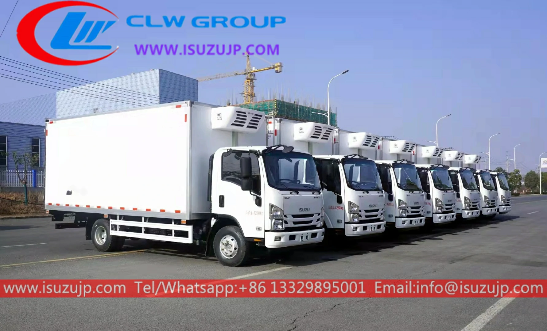 Isuzu KV600 6 ton reefer box truck