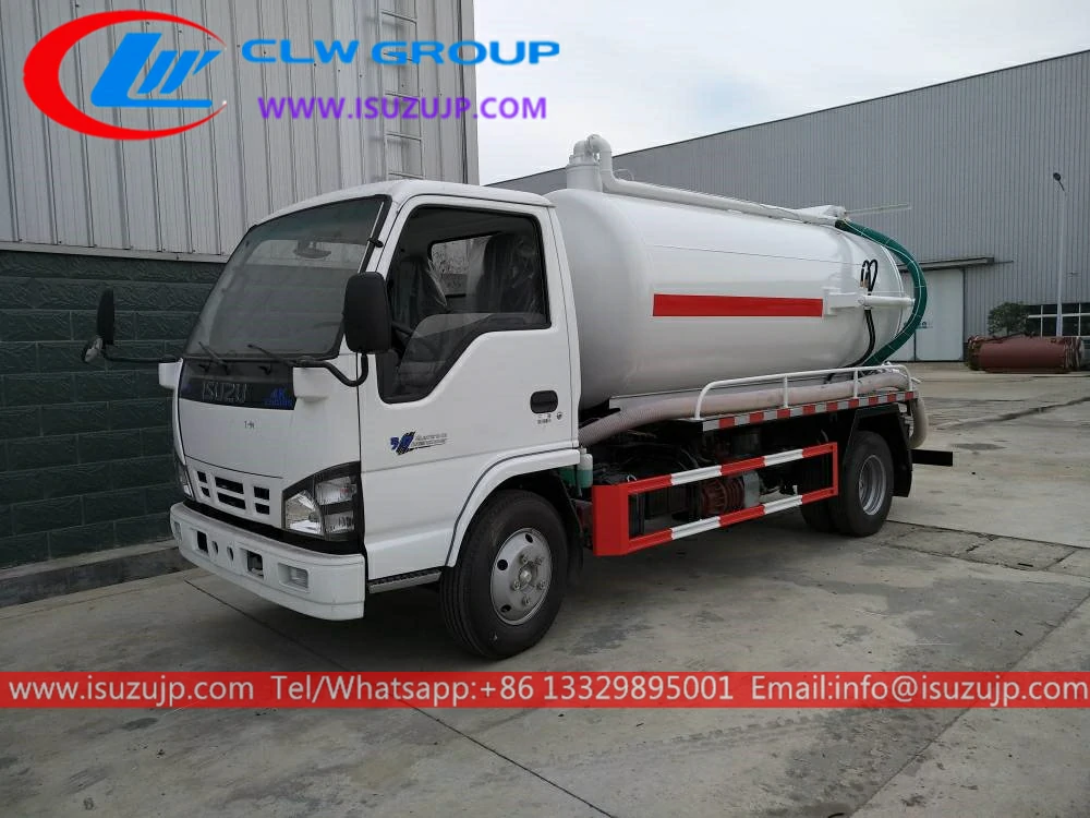 Isuzu NKR 6 ton sewer pump truck