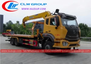 HOWO 10 ton breakdown recovery truck Swaziland