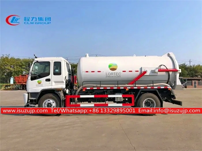 Isuzu FTR 3000 gallon vacuum suction truck