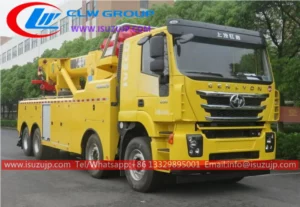 SAIC Hongyan 50 ton rotator wrecker for sale Bolivia