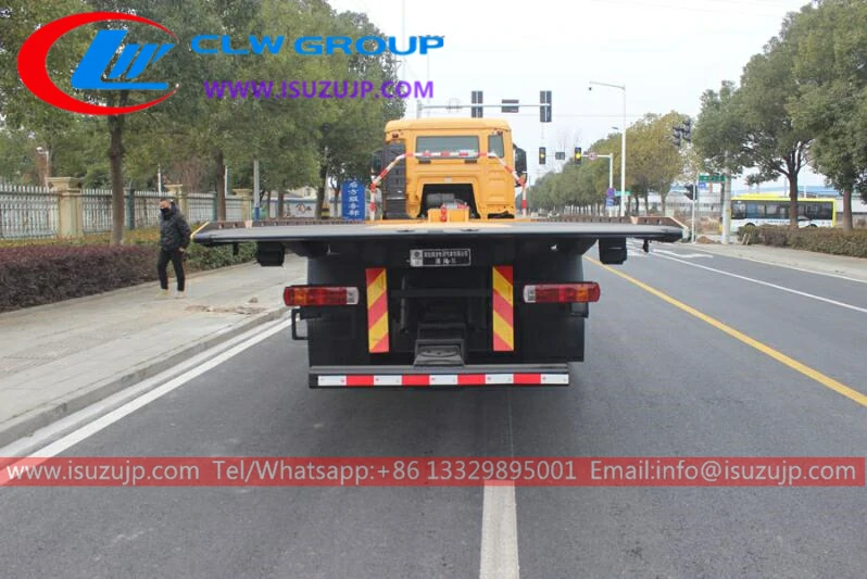 CNHTC 8 ton flatbed wrecker price Nevis