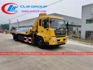 Dongfeng 10T wrecker with folding arm crane Equatorial Guinea