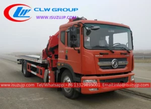 Dongfeng D9 Knuckle crane wrecker trucks Kuwait