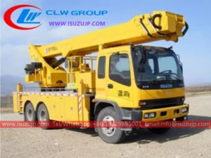 Isuzu FVZ arm lift bucket truck Morocco