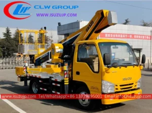 Isuzu NHR 20meters bucket boom lift Kazakhstan