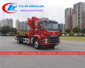 Liuqi 8T folding crane towtruck for sale Palestine