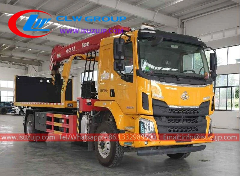 Liuqi 8T highway wrecker crane Laos