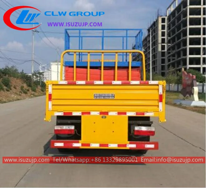 DFAC 14meters hydraulic scissor table lift Mexico