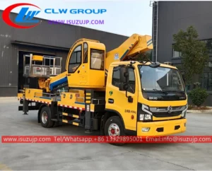 DFAC 28m truck mounted articulated boom lift Tanzania