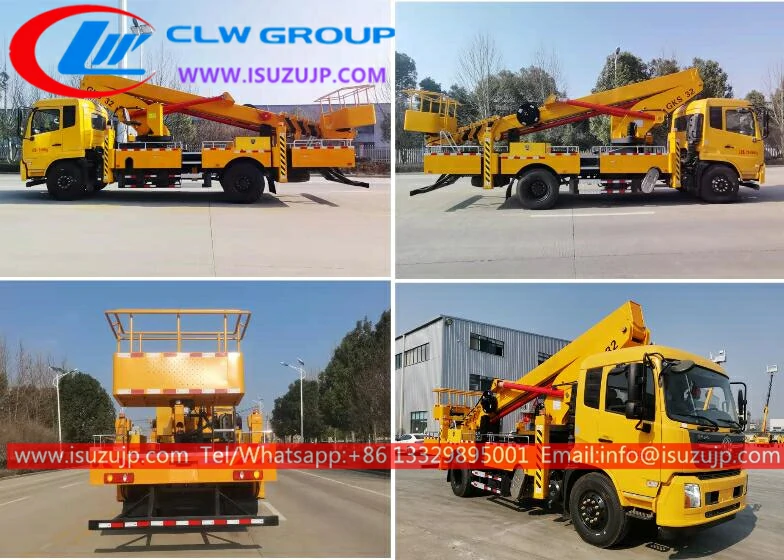 Dongfeng 32m truck with bucket lift for sale Guinea-Bissau