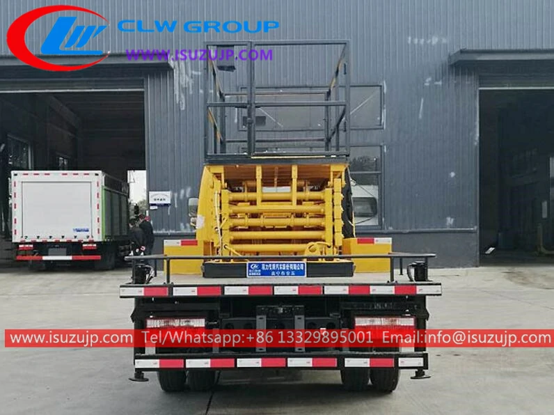 Dongfeng 8meters truck mounted scissor lifts Malawi