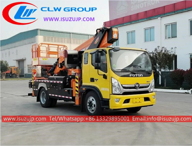 Foton OLLIN 32m arm lift aerial bucket Zimbabwe