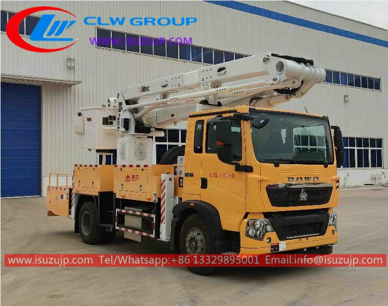 HOWO 22meters cherry picker lift Belize