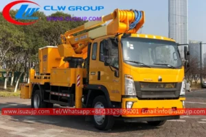 HOWO 22meters truck mounted platform lift Djibouti