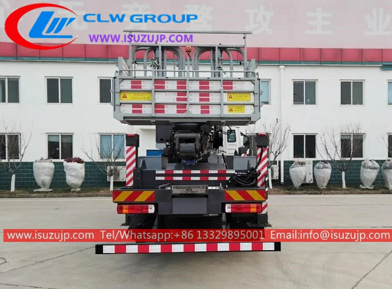 HOWO 45meters truck mounted platform lift Ethiopia