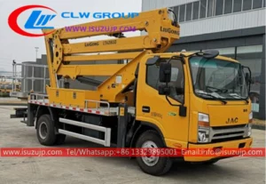 JAC 40ft lorry mounted cherry picker Kazakhstan