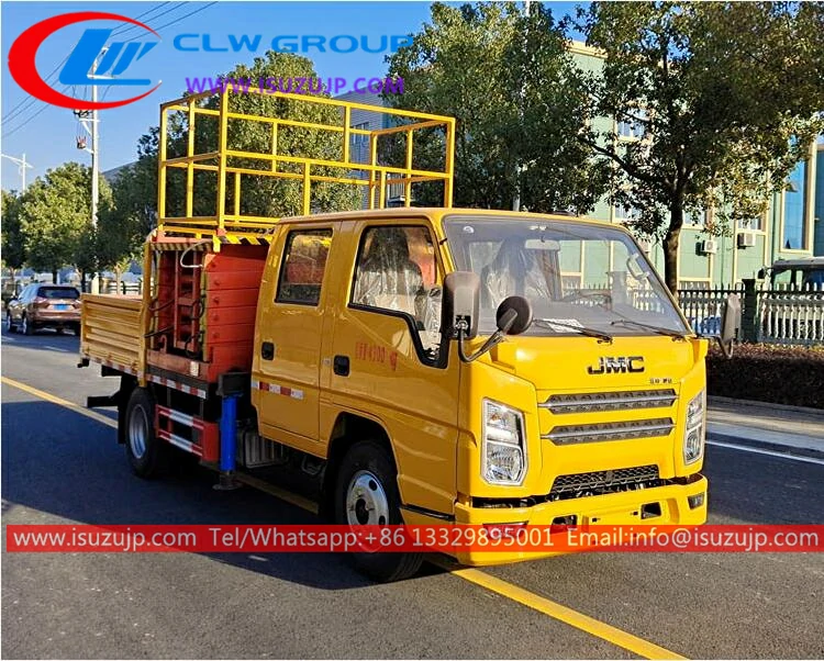 JMC 10meters scissor lift truck for sale Angola