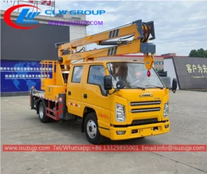 JMC 14meters cherry picker trucks for sale Guatemala