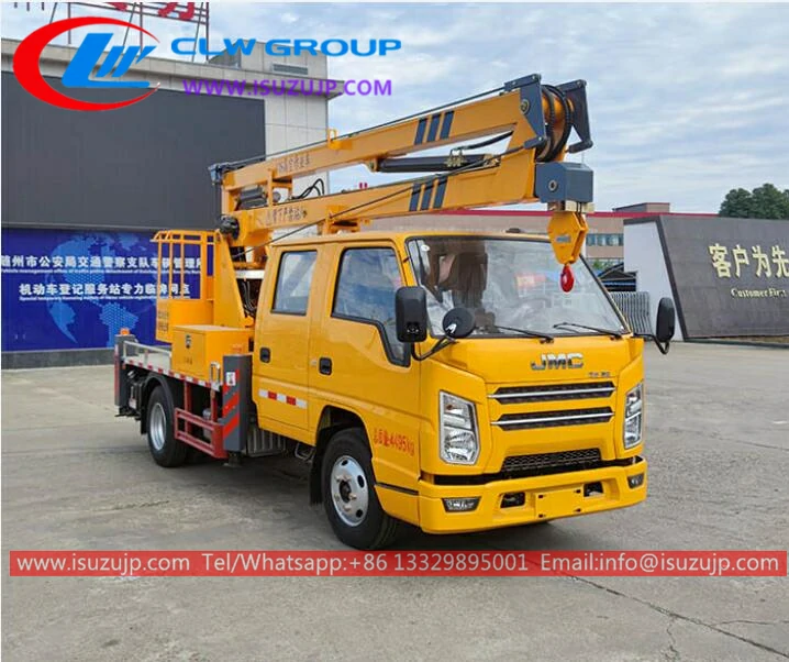 JMC 14meters cherry picker trucks for sale Guatemala