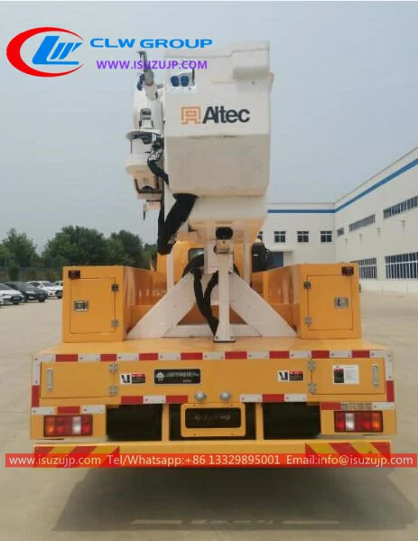 Sinotruk foldable cherry picker Costa Rica 