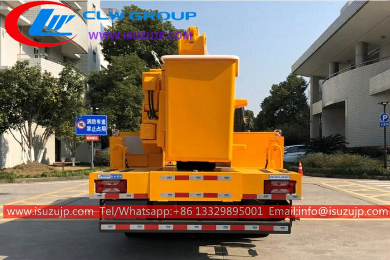 Yuejin 16m truck mounted platform lift Chad