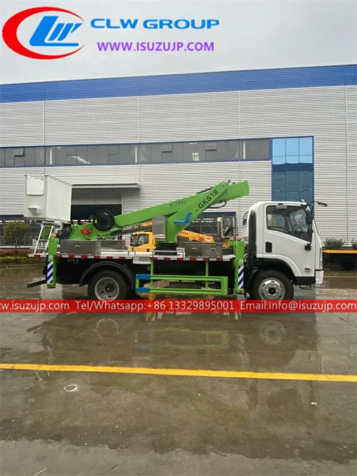 4x4 18meters Isuzu telescopic boom aerial platform truck