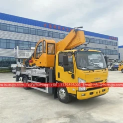 Isuzu KV100 34meters aerial platform truck (2)